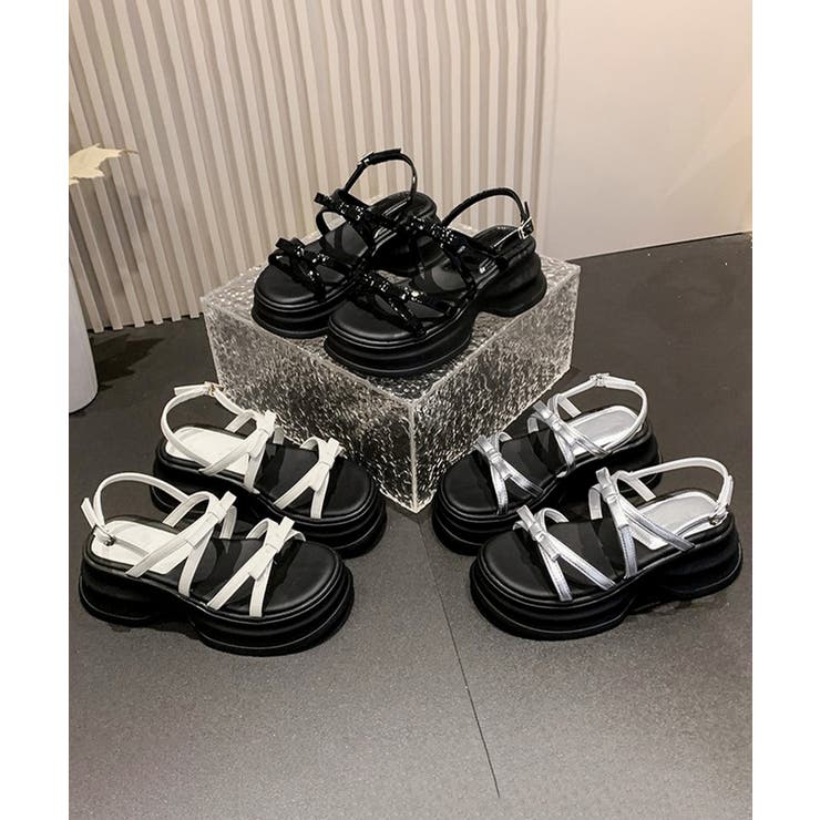 厚底サンダル レディースリボンサンダル夏 | Miniministore | 詳細画像17 