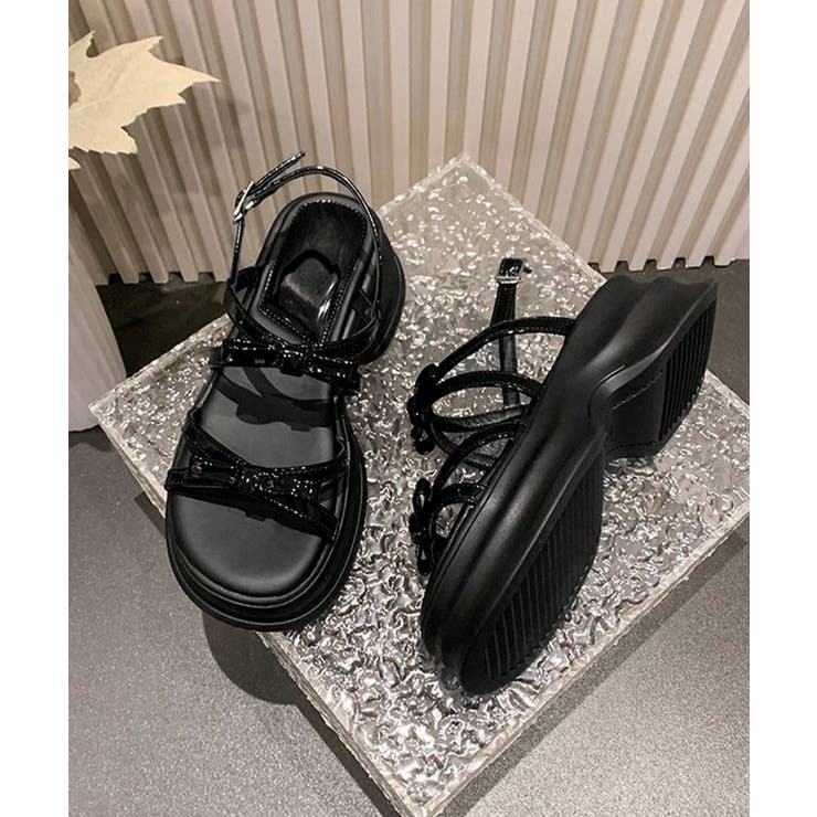 厚底サンダル レディースリボンサンダル夏 | Miniministore | 詳細画像19 