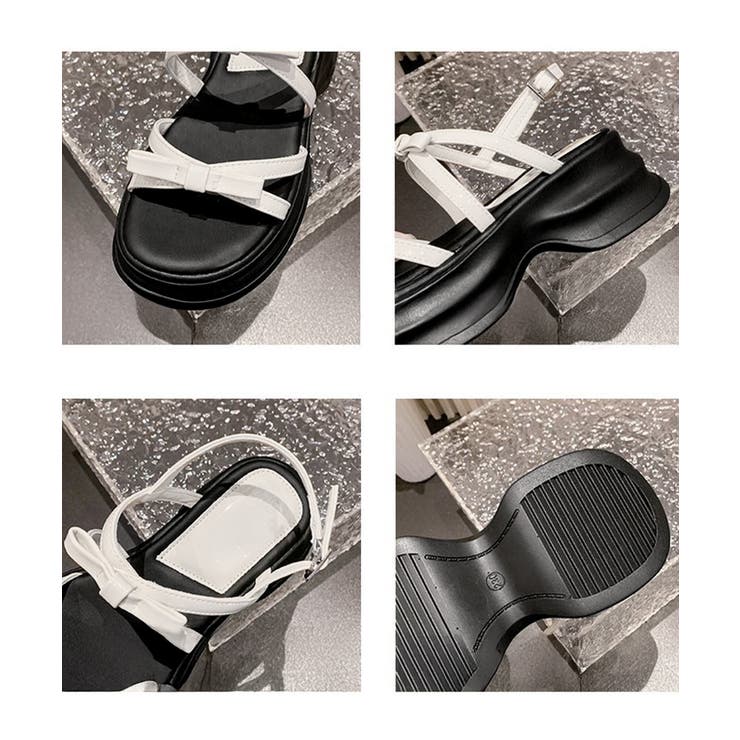 厚底サンダル レディースリボンサンダル夏 | Miniministore | 詳細画像21 