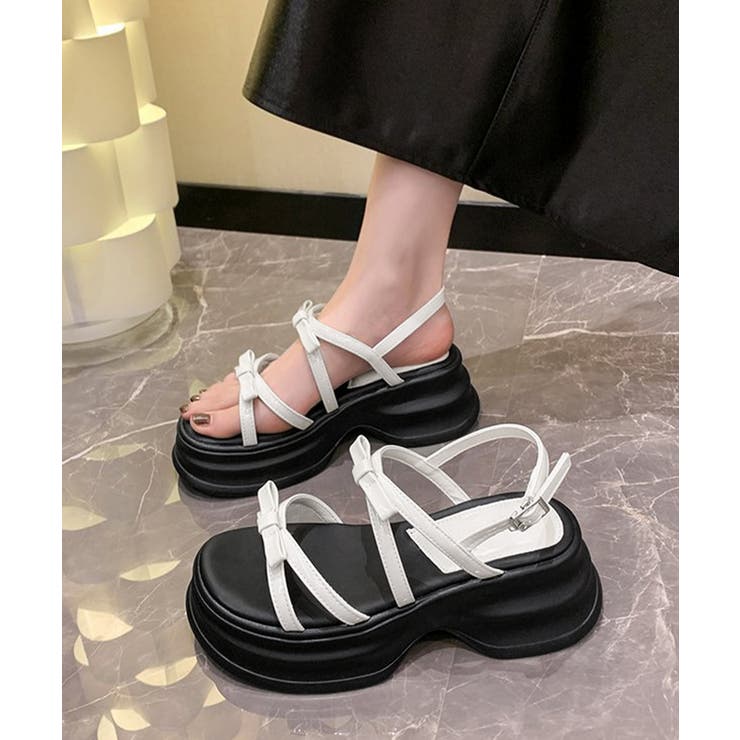 厚底サンダル レディースリボンサンダル夏 | Miniministore | 詳細画像6 