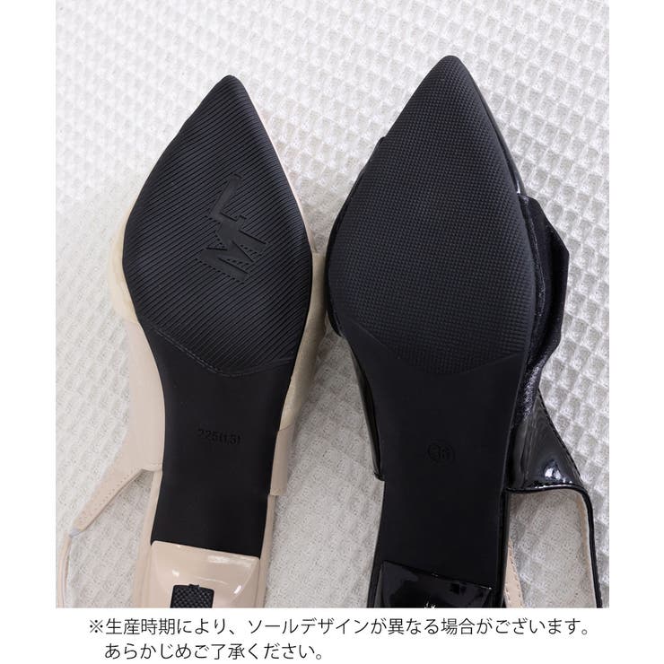 リボンスリングバックパンプス美脚ミュール | Miniministore | 詳細画像20 