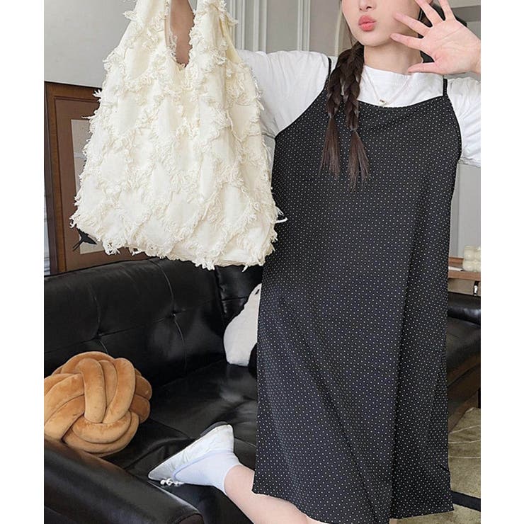 フリンジトートバッグ折りたたみエコバッグ | Miniministore | 詳細画像12 