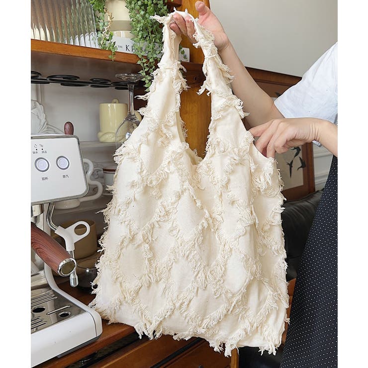 フリンジトートバッグ折りたたみエコバッグ | Miniministore | 詳細画像4 