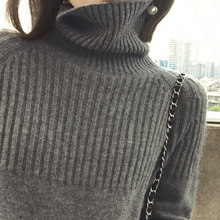 タートルネックニット レディース 秋冬 | Miniministore | 詳細画像8 