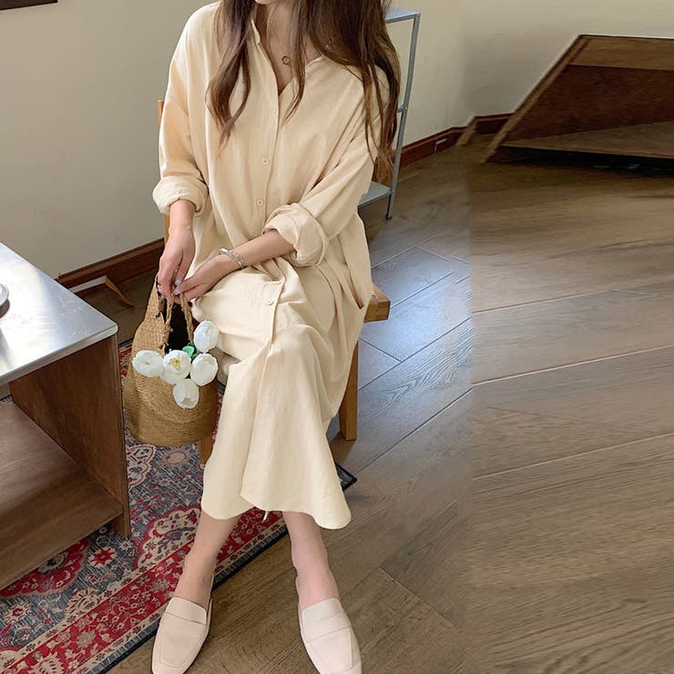 シャツワンピース ロングシャツカーデ | Miniministore | 詳細画像10 