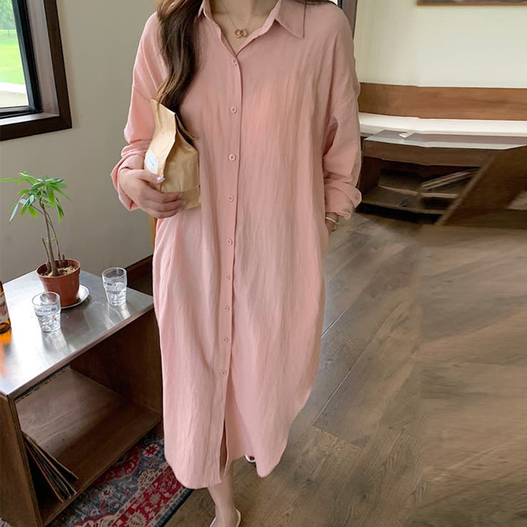 シャツワンピース ロングシャツカーデ | Miniministore | 詳細画像11 