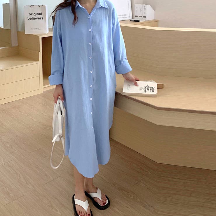 シャツワンピース ロングシャツカーデ | Miniministore | 詳細画像13 