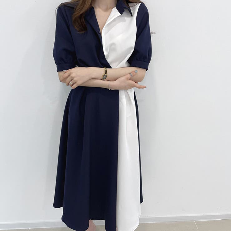 関税送料込★PATOU ロングスリーブフリルミニシャツワンピース opsw9-050001_d1.jpg