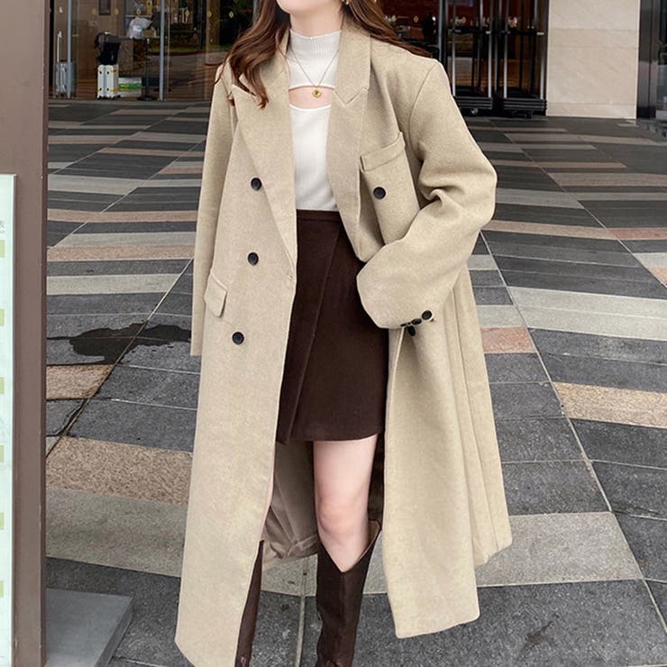 ニットトップス 胸開き プチハイネック | Miniministore | 詳細画像3 