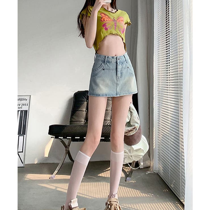 デニムスカパン キュロットスカート韓国風 | Miniministore | 詳細画像7 