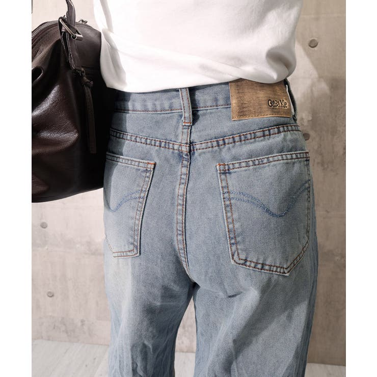ワイドデニムパンツ ハイウエストジーンズ | Miniministore | 詳細画像12 