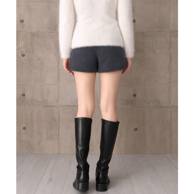 ショートニットパンツ 暖かい短パン 春秋 | Miniministore | 詳細画像19 