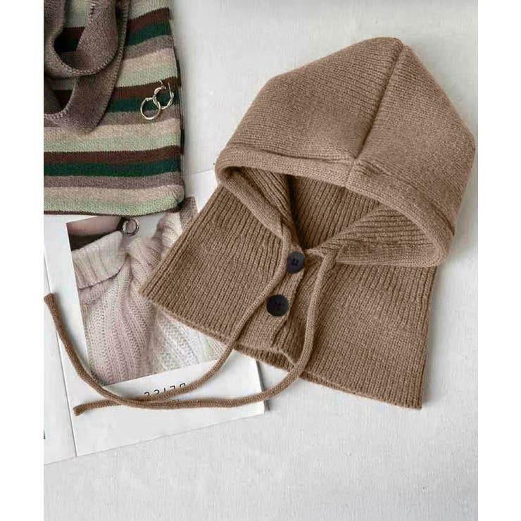 フード付きニットマフラー韓国風バラクラバ | Miniministore | 詳細画像15 