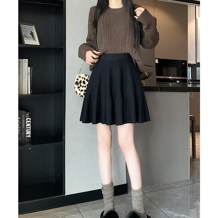 ニットスカート 無地スカート 2type | Miniministore | 詳細画像7 