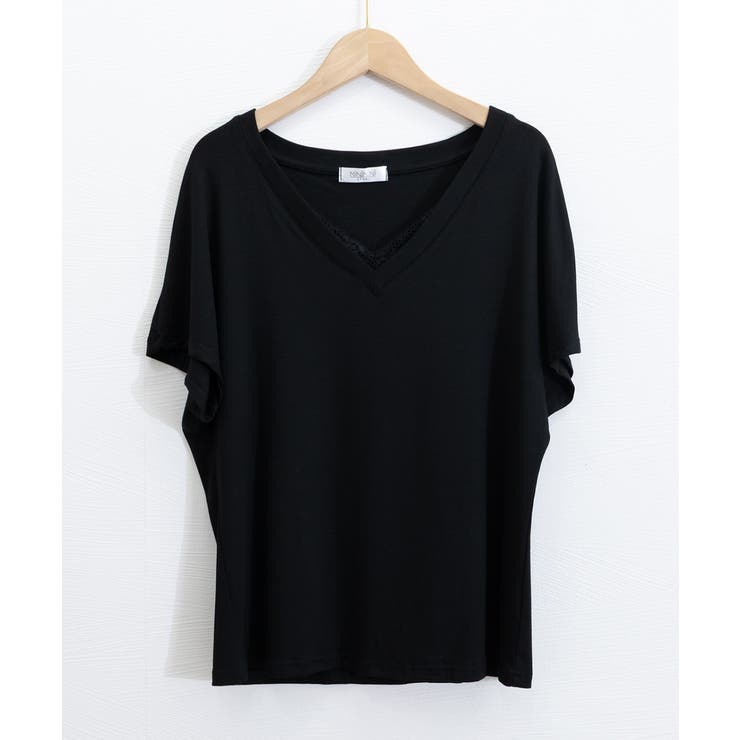 VネックTシャツ春夏 半袖トップス韓国風 | Miniministore | 詳細画像19 