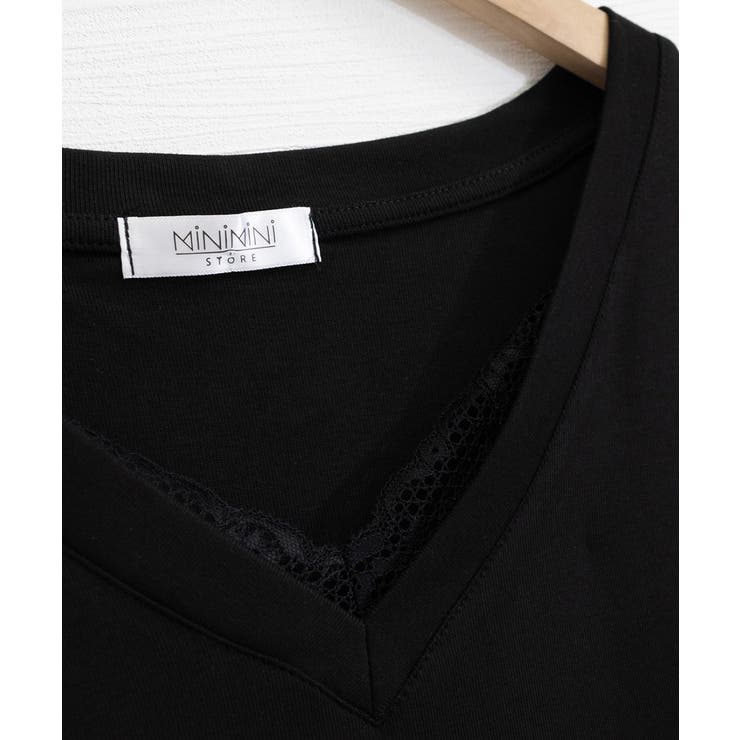 VネックTシャツ春夏 半袖トップス韓国風 | Miniministore | 詳細画像22 