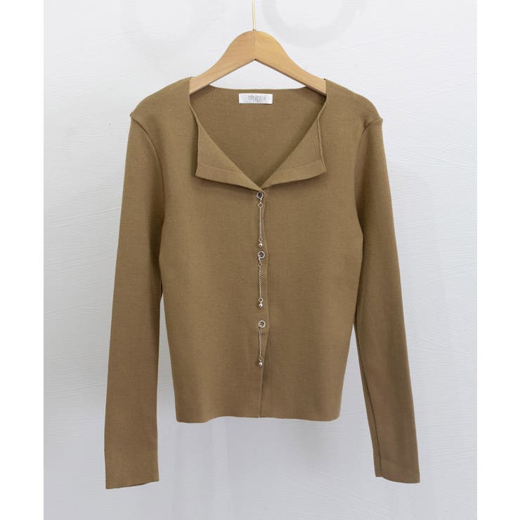 ニットトップス レディース Vネック長袖 | Miniministore | 詳細画像15 