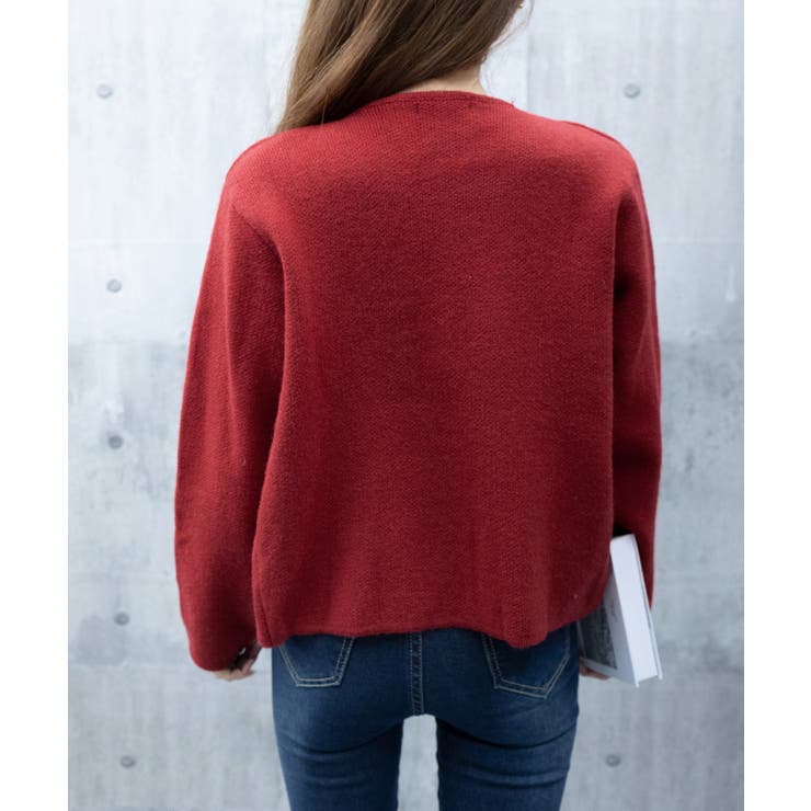 金ボタンニットカーディガン 秋冬 韓国風 | Miniministore | 詳細画像15 