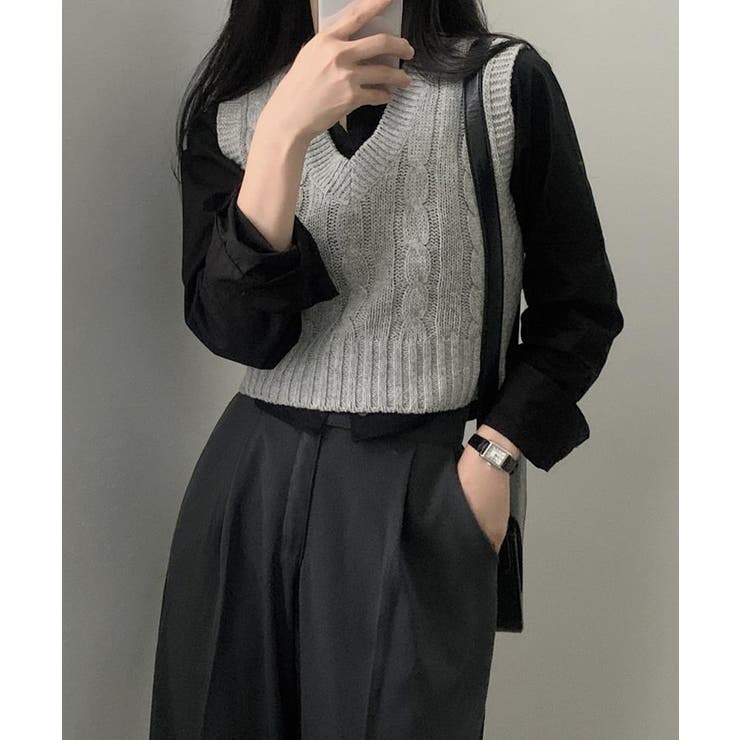 フロントボタン カラーショート丈シャツ | Miniministore | 詳細画像5 