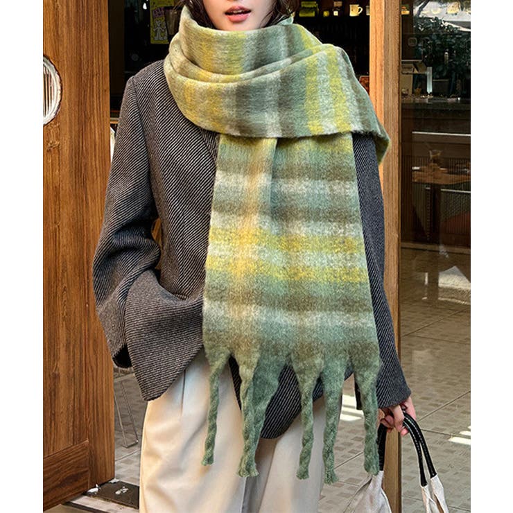 ボリュームマフラー大判 ふわふわマフラー | Miniministore | 詳細画像7 