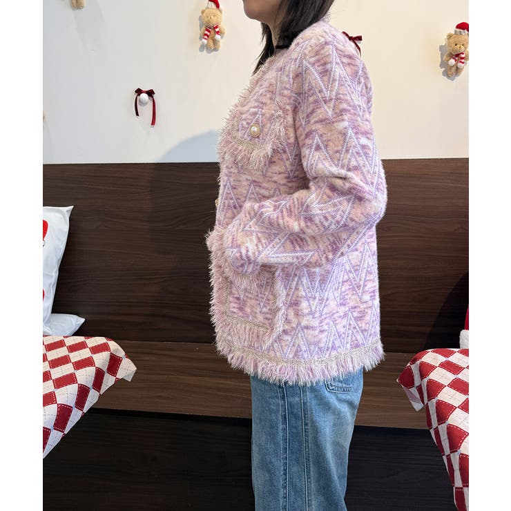 ANNA SUI Mini ラメツイード ジャケット 120