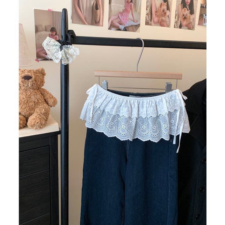 シアーラップスカート レースヒップカバー | Miniministore | 詳細画像11 