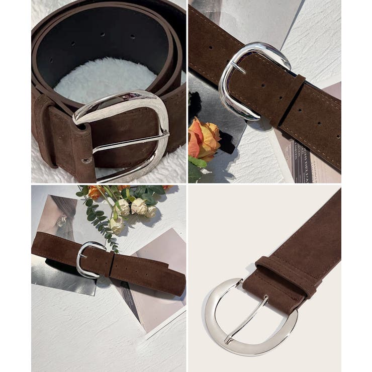 ヴィンテージ風スエードバックルベルト | Miniministore | 詳細画像14 