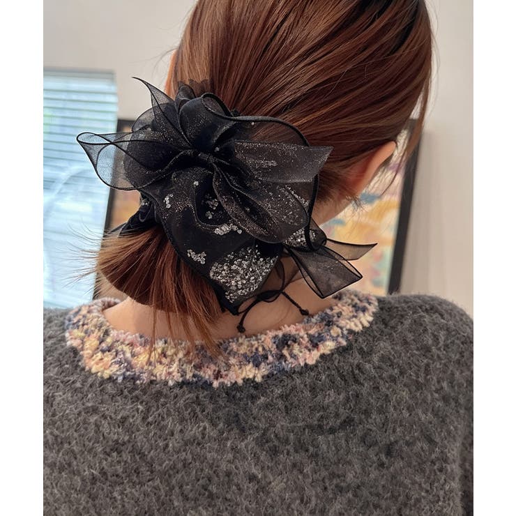 リボンシュシュ 透け感ヘアゴムレディース | Miniministore | 詳細画像11 