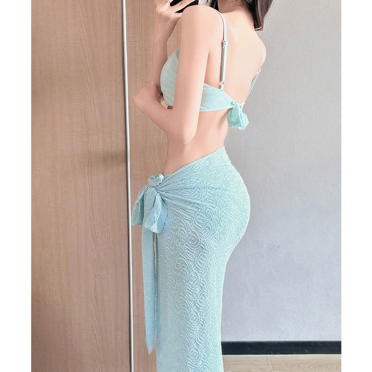 ビキニ 水着3点セットパレオ付き 韓国風 | Miniministore | 詳細画像10 