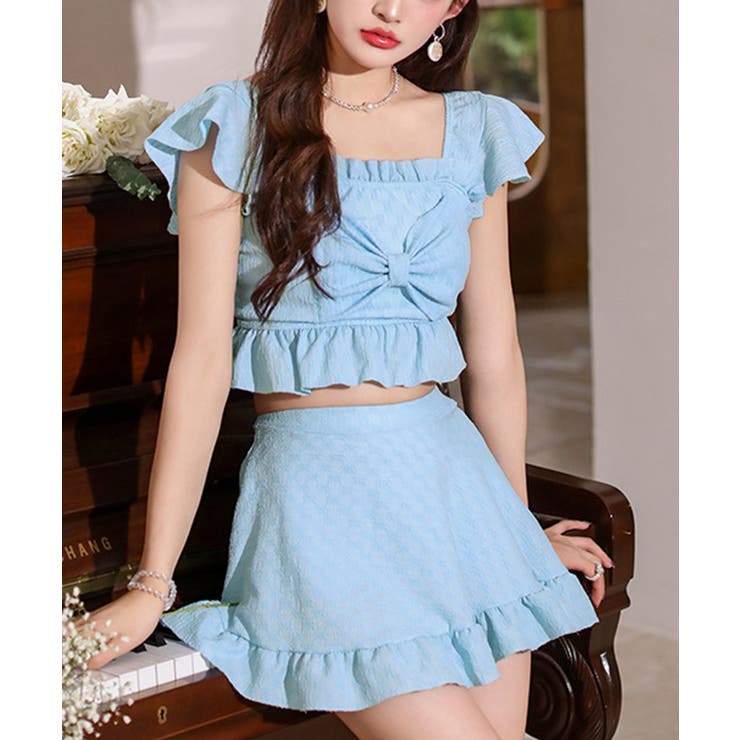 盛れる水着レディースフリル水着2点セット | Miniministore | 詳細画像10 