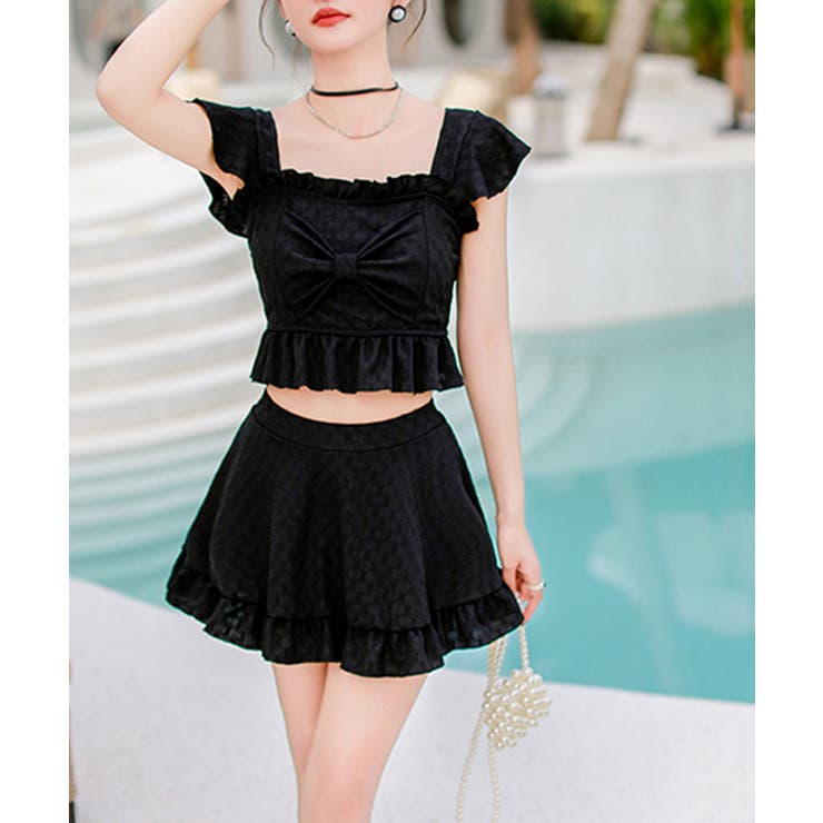 盛れる水着レディースフリル水着2点セット | Miniministore | 詳細画像4 