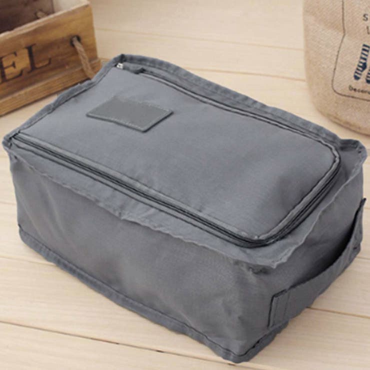 グレー | シューズポーチ 持ち運び トラベルグッズ | Miniministore