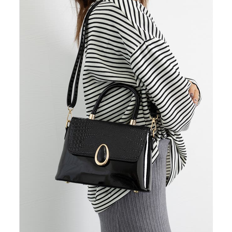 ブラック | ショルダーバッグ おしゃれ ハンドバッグ | Miniministore