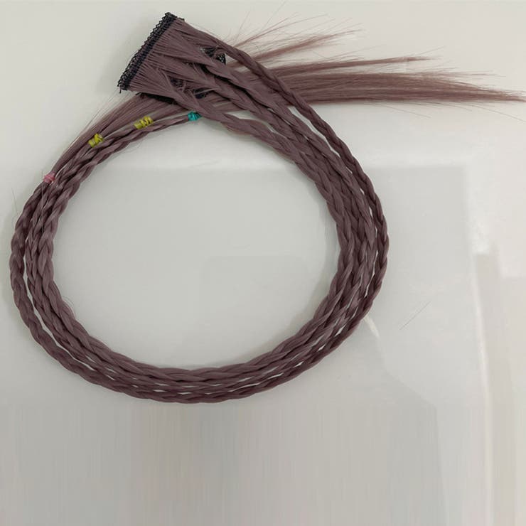 ピンクブラウン | エクステ 三つ編み派手ワンタッチエクステ | Miniministore