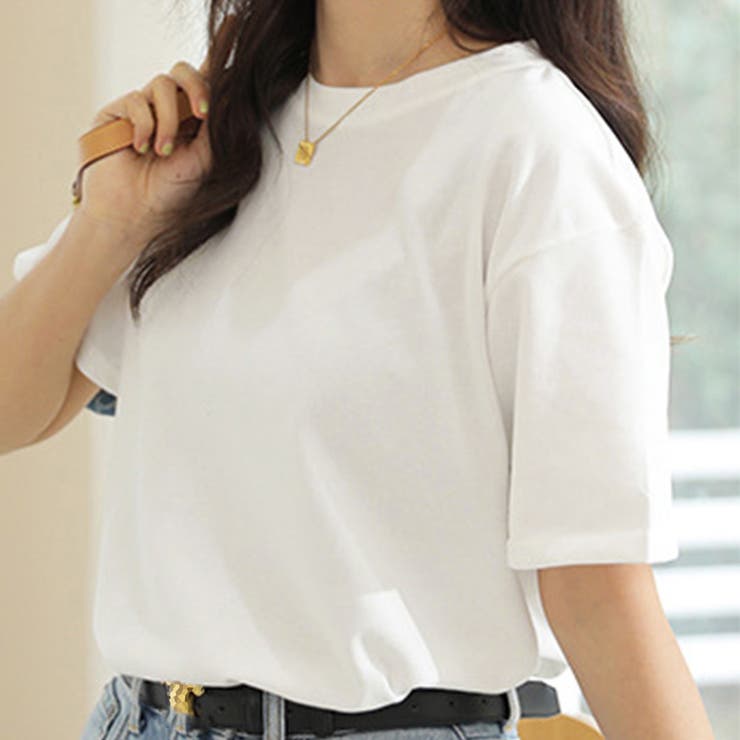 Tシャツ 半袖 無地tシャツ カットソー[品番：II000008803