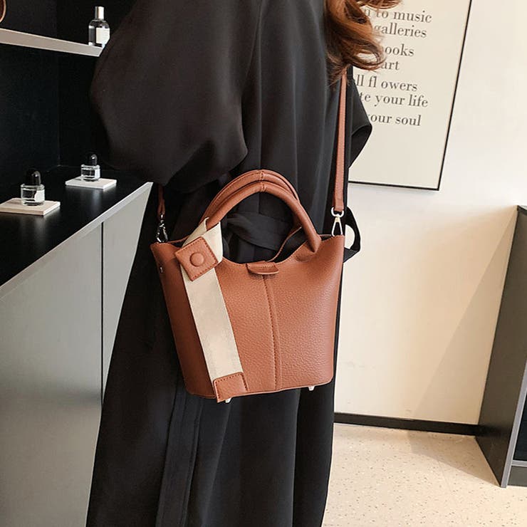 韓国デザイン 高級本革 ハンドバッグ ミニBAG ショルダー バケツ PUレザー バケツ型ショルダーバッグ韓国[品番：II000009830