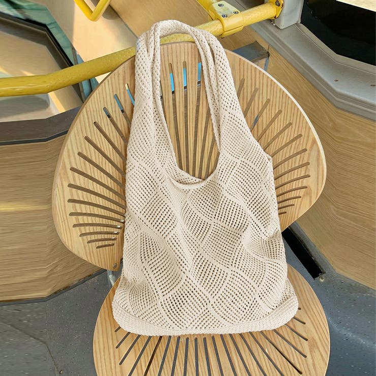☆韓国の人気☆【TALLI】☆Emily Knot Rope Ba.g☆バッグ☆ 韓国ニットバッグ 編み込み トートバッグ[品番:II000010712