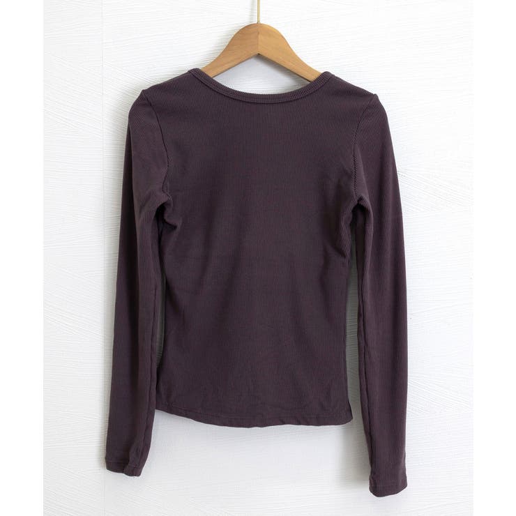 カップ付きリブニットトップス暖かインナー | Miniministore | 詳細画像23 