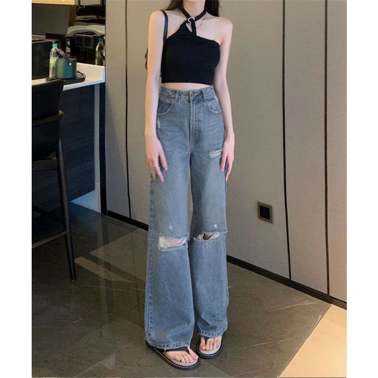 ダメージデニムパンツ レディースおしゃれ | Miniministore | 詳細画像13 