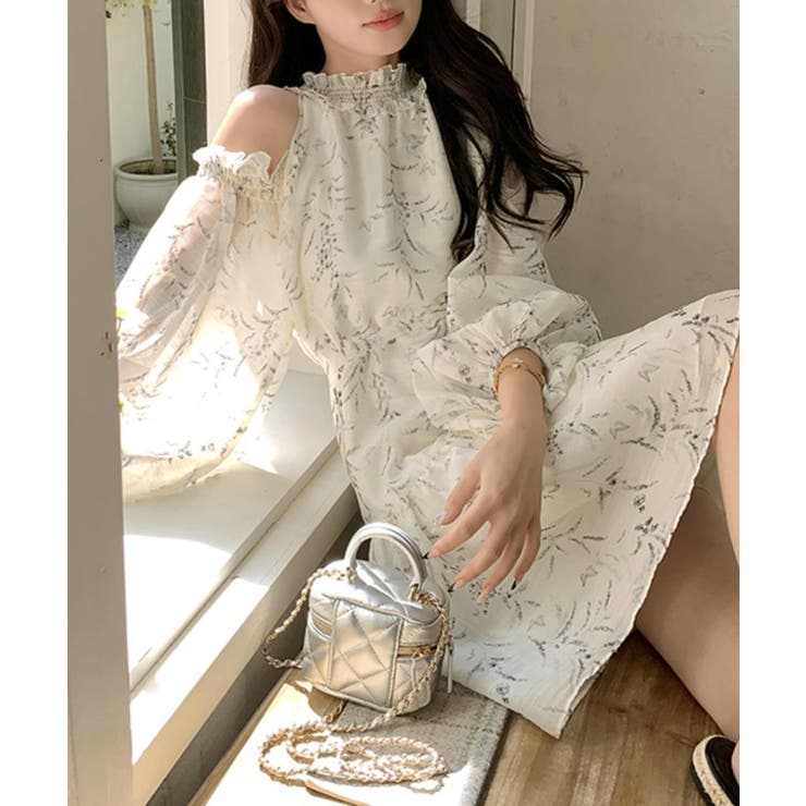 オフショルダー ティアードミニワンピース | Miniministore | 詳細画像15 