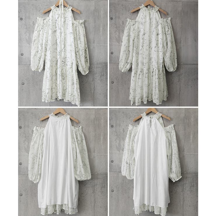 【Marchesa Notte】関税込☆オフショルダー ミディワンピース MICHIXSLY OFF SHOULDER 2P ミチスライ オフ ショルダー
