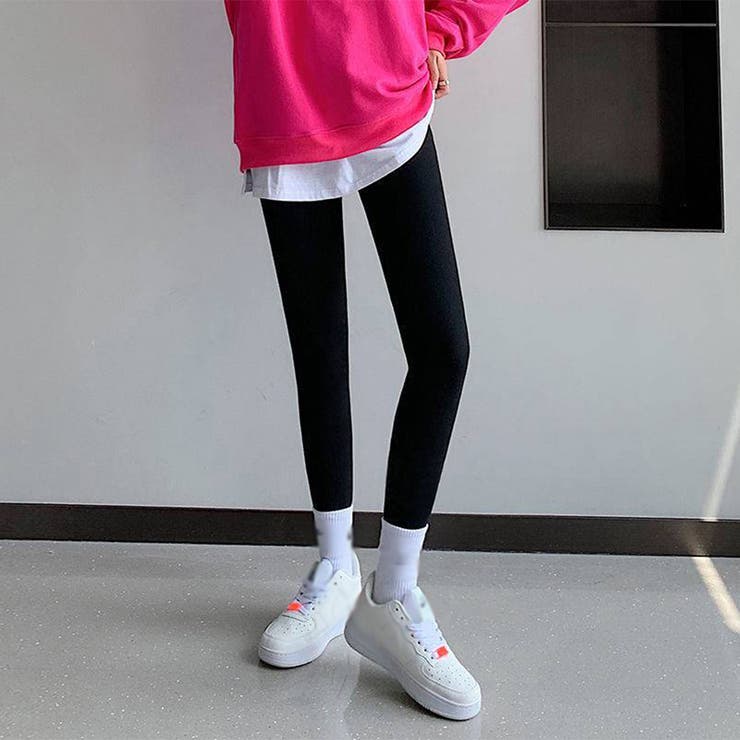 REAL STYLE（ファッション） レギンス レディース 冬 綿混