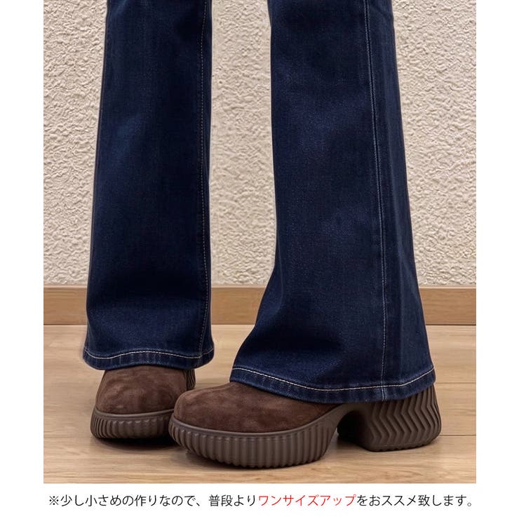 スエード調厚底スリッポンレディース韓国風 | Miniministore | 詳細画像2 