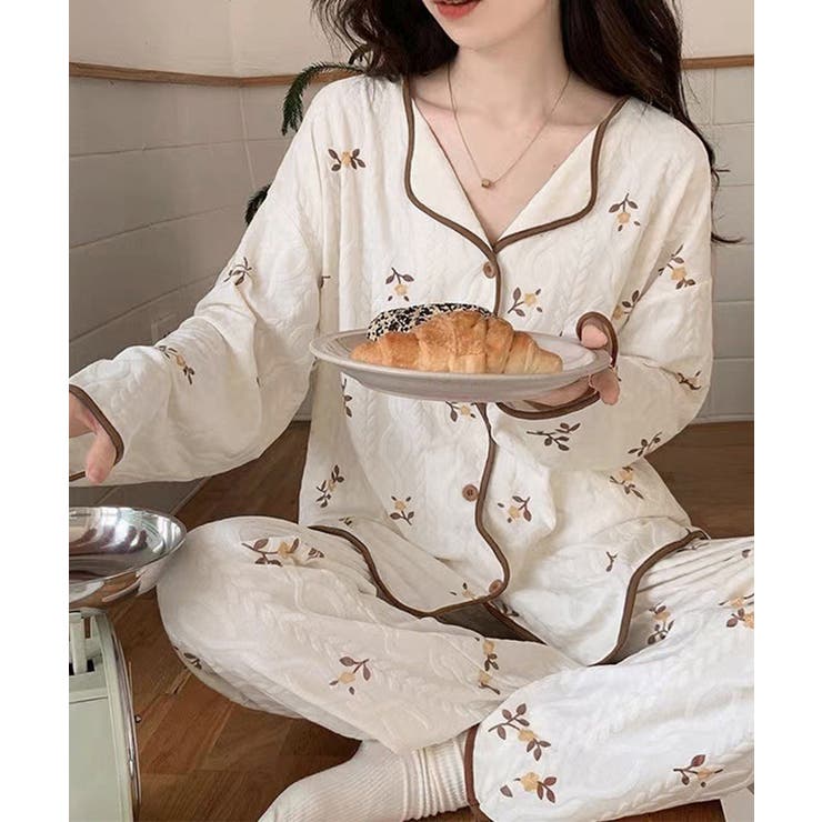 韓国パジャマ レディース 部屋着薄手長袖 | Miniministore | 詳細画像7 