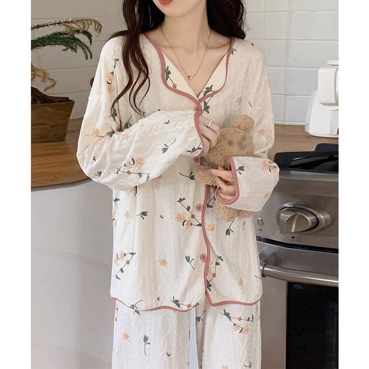 韓国パジャマ レディース 部屋着薄手長袖 | Miniministore | 詳細画像9 