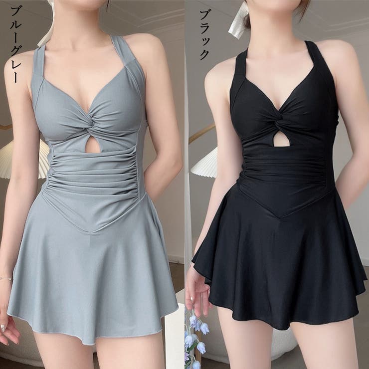 ワンピース水着 レディース露出控えめ水着[品番：II000010236