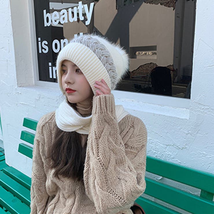 フードウォーマーネックウォーマー2点一体 | Miniministore | 詳細画像9 