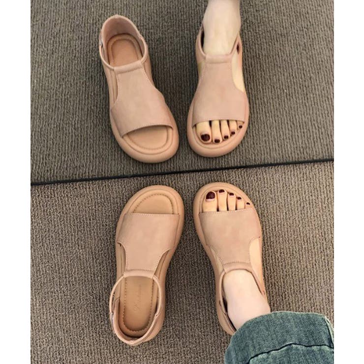 アンクルストラップサンダル厚底シューズ夏 | Miniministore | 詳細画像10 