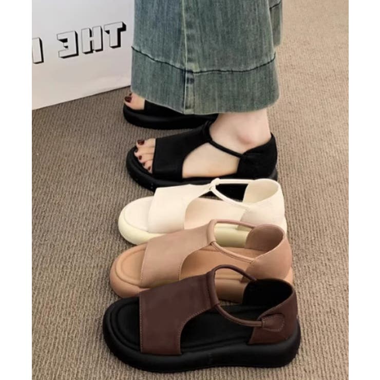 アンクルストラップサンダル厚底シューズ夏 | Miniministore | 詳細画像18 