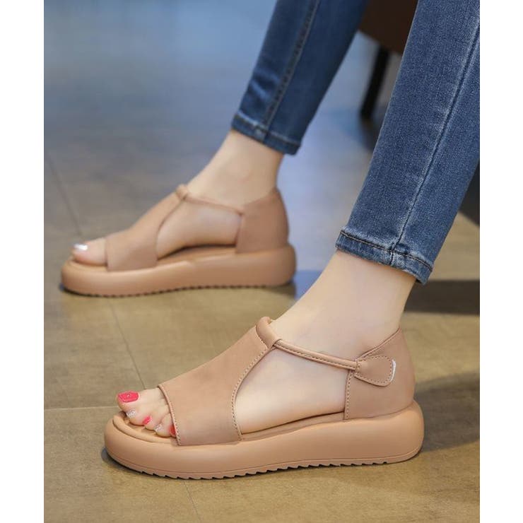アンクルストラップサンダル厚底シューズ夏 | Miniministore | 詳細画像7 